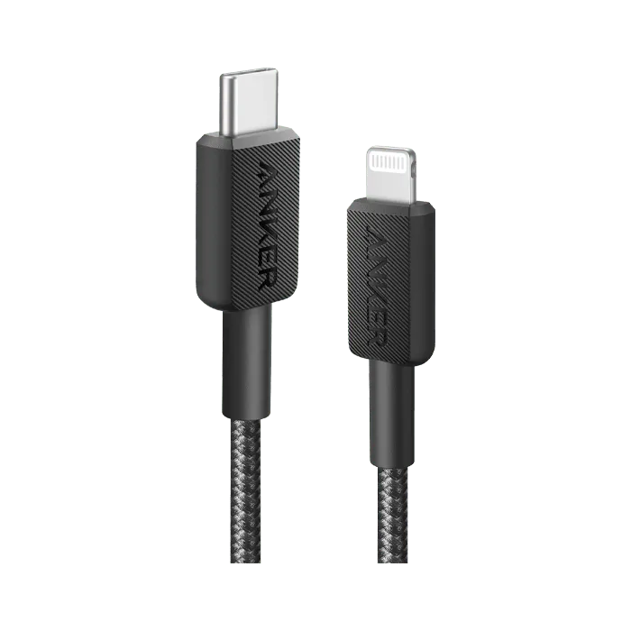 322 USB-C to Lightning Cable (3ft Braided)