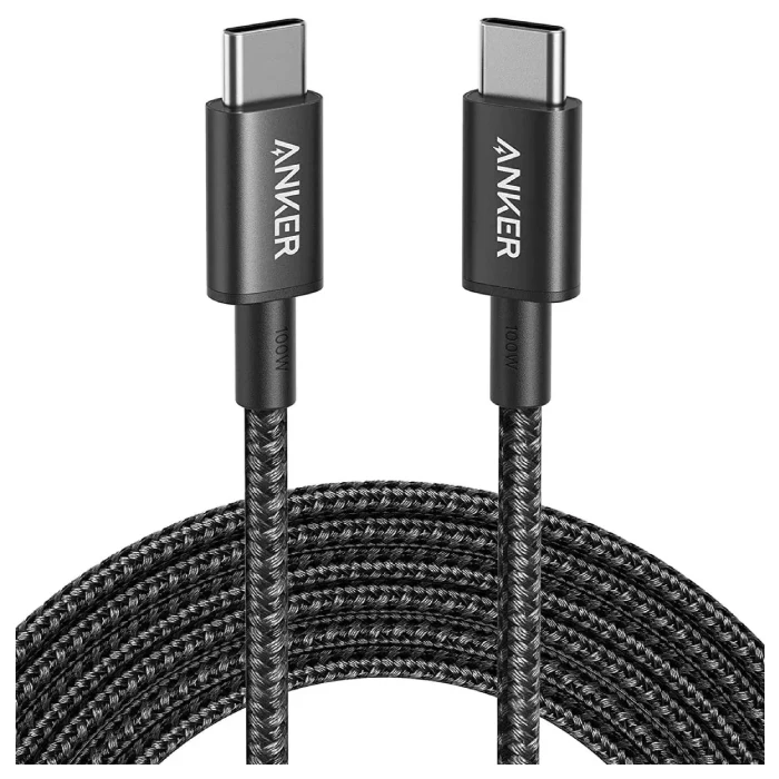 New Nylon USB-C to USB-C 2.0 Cable 6ft view 1