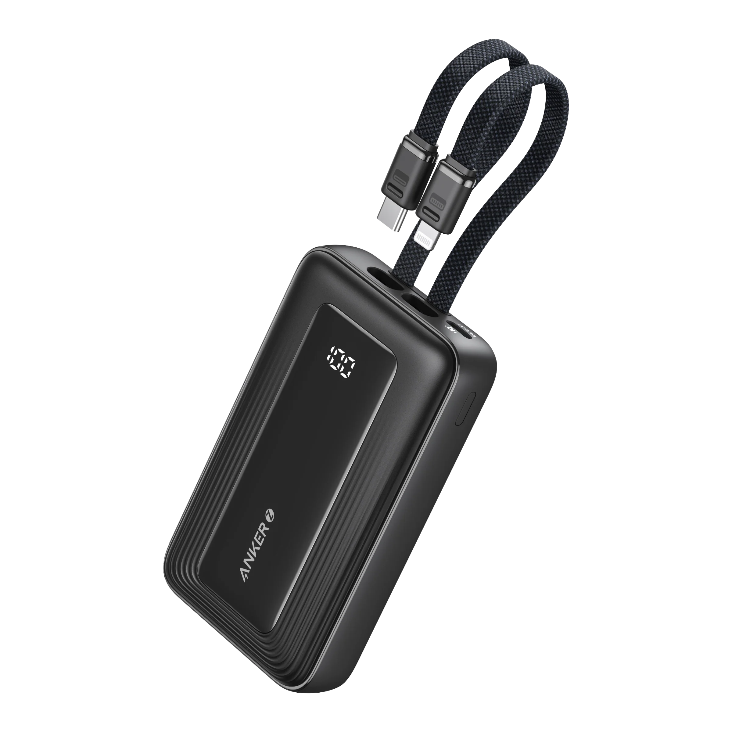 Anker Zolo Power Bank (10K, 35W, Built-In Dual USB-C Cables)