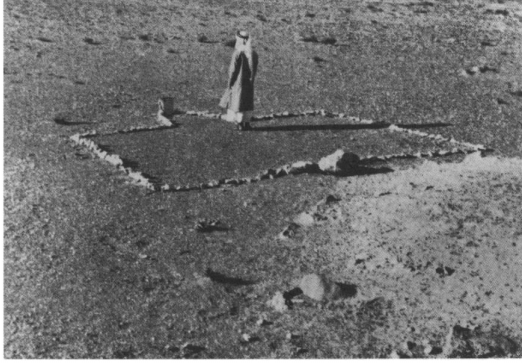 (صورة لمسجد مفتوح في وادي العربة، 1938، Palestine Oriental Society )