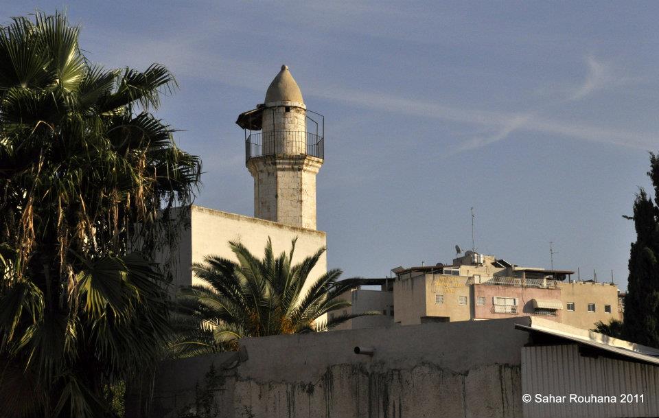 (مسجد قرية العباسية اليوم) (مسجد قرية العباسية اليوم)