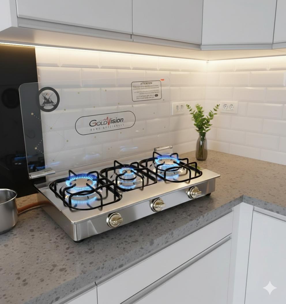 غاز خارجي 3 عيون نحاس مع غطا