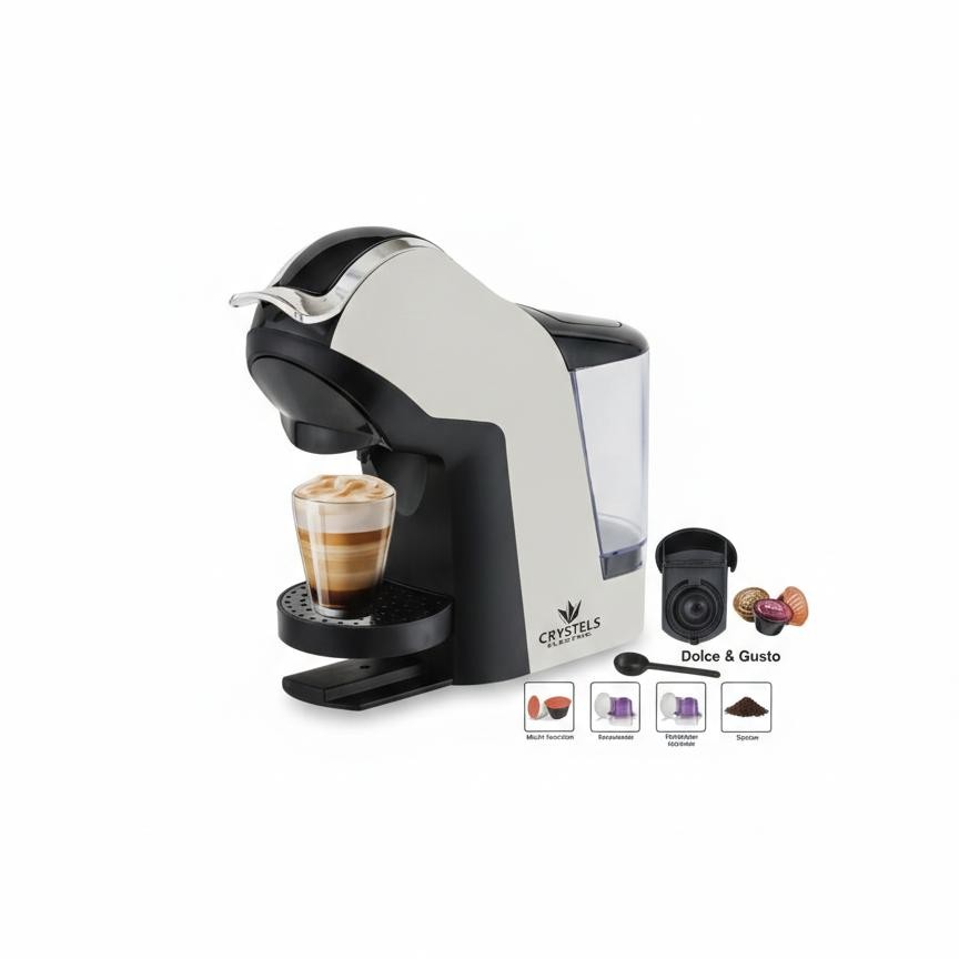 ماكينة تحضير القهوة Crystels Electric 4 في 1