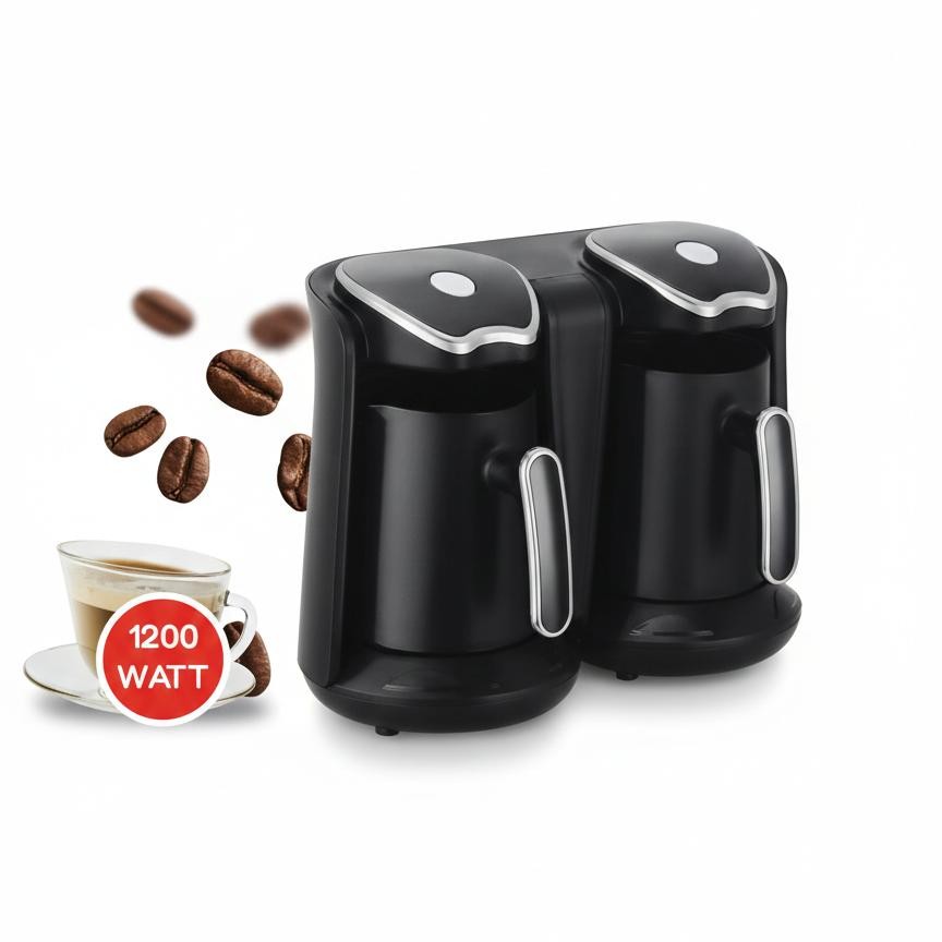 ماكينة تحضير القهوة التركية المزدوجة من مولر