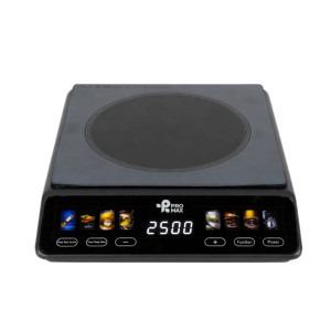 طباخ إندكشن (Induction) كهربائي كريستالي - PRO MAX بقوة 2500 واط.