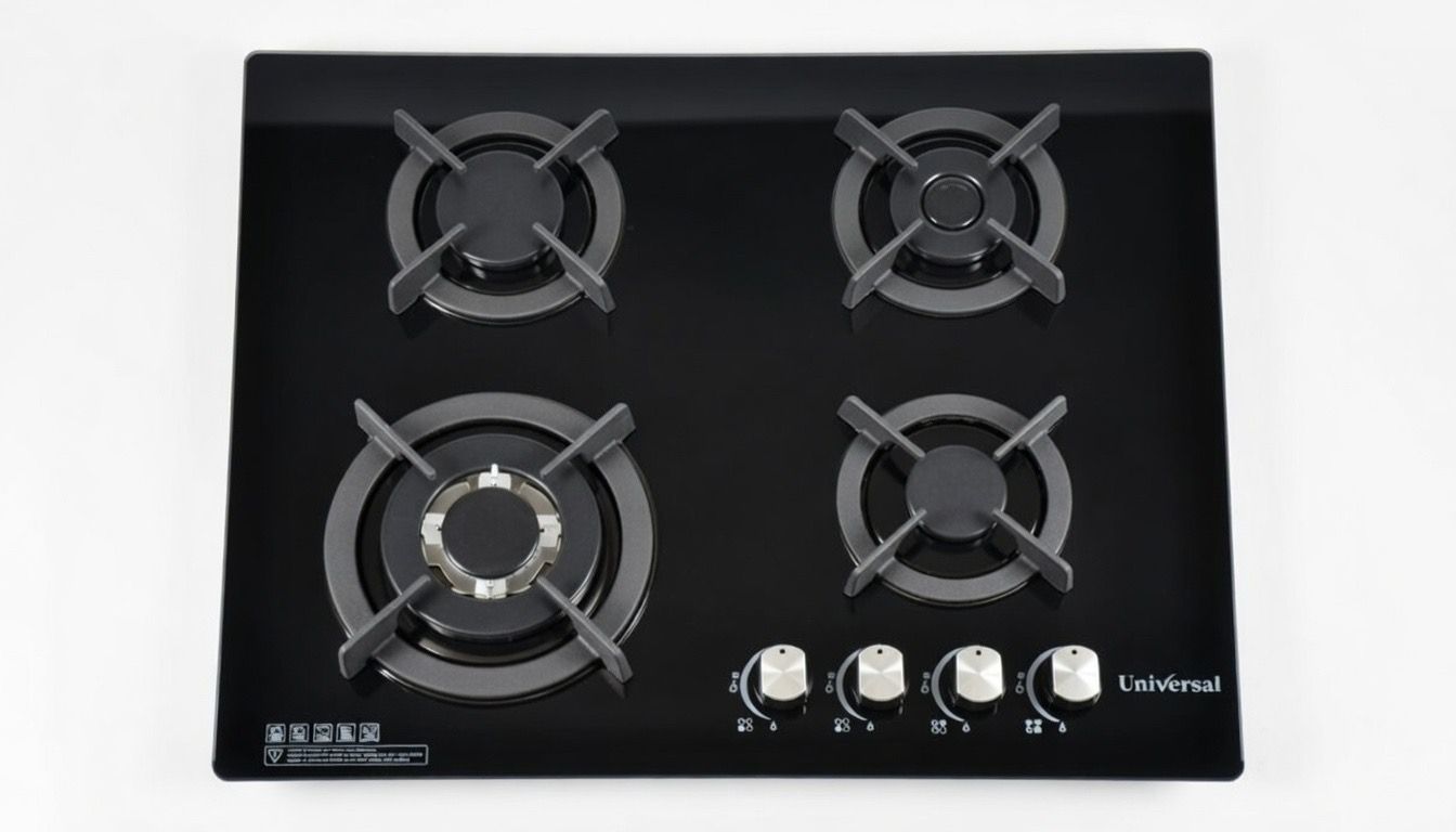 غاز كريستال بلاك بيلت-إن  4 عيون من Universal