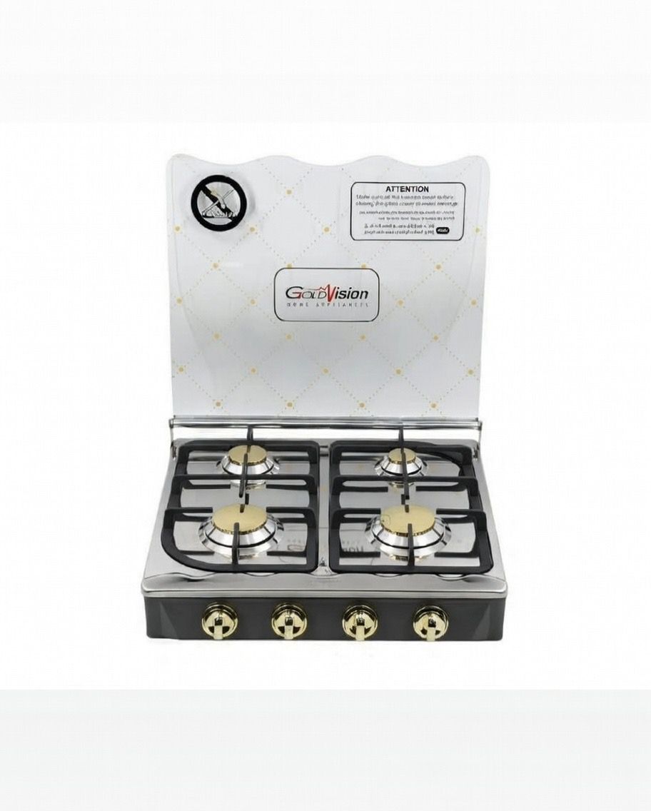 غاز جولد فيجن - 4 عيون - رؤوس نحاس ذهبية