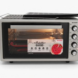 فرن شارب  الكهربائي العملاق - لون رمادي - سعة 60 لتر